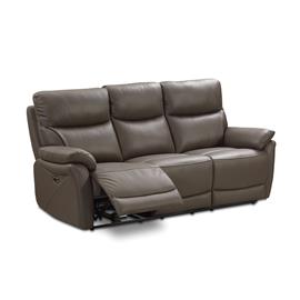 SOFA PIEL 3P ELECTRI JENKS VISON